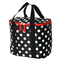 HALKARIN’S クーラーバッグ Hanna Hula 保温保冷バッグ ハンナフラ ソフトクーラー ポルカブラック 275317 1個（直送品）