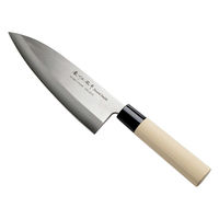 佐竹産業 出刃包丁 18cm 濃州正宗 日本製 ステンレス 白木柄 左利き用 310603 1個（直送品）