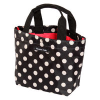 HALKARIN’S ミニトートバッグ Hanna Hula ハンナフラ 軽量 お散歩バッグ ポルカブラック 275312 1個（直送品）