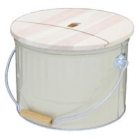 渡辺金属工業 足湯 13L OBAKETU 足湯バケツ アイボリー 323106 1個（直送品）