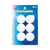 レザックス ピンポンボールラージ白6P VSTT-5776 1個（直送品）