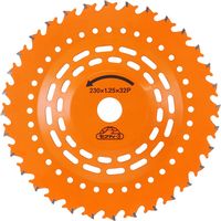 藤原産業 セフティー3 低地刈チップソー 230mm×32P 67004 1セット(2枚)（直送品）