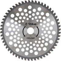 藤原産業 EーValue 山林用チップソー 230mm×56P 67046 1セット(3枚)（直送品）