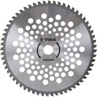 藤原産業 EーValue 山林用チップソー 255mm×60P 67047 1セット(3枚)（直送品）