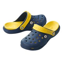 クロダルマ サンダル ネイビー×イエロー M(25cm) 711-11-M 1足（直送品）