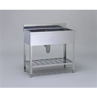 テラオカ 1槽シンク SUS430 / 1S90ー45C(BG90x30) 1S90-45C 1台（直送品）