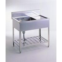 テラオカ 一槽水切シンク / 1SL90ー60C(BG150x60) 1SL90-60C 1台（直送品）
