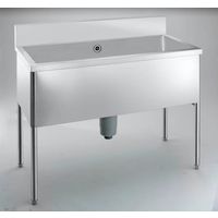 テラオカ ステンレス製ドッグバス(バックガード無)/TDOGー023 TDOG-023 1台（直送品）