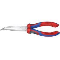 KNIPEX クニペックス 40 ゚先端先曲 ラジオペンチ 200mm コンフォートハンドル パッケージ無 2625ー200 1丁（直送品）