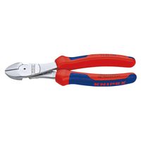 KNIPEX クニペックス 強力型斜ニッパー(硬線用) 180mm コンフォートハンドル パッケージ無 7405ー180 1丁（直送品）