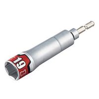 KTC 6.35mm差込 40V対応 難攻不落ソケット インパクトドライバ用フレックスソケットビット 19mm BZP63AFー19 1個（直送品）