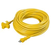 日動工業 MRSー20ーキイロ トリプル延長コード黄 MRS20キイロ 1PC（直送品）