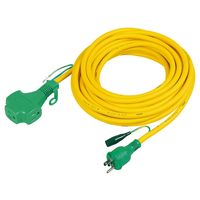 日動工業 PPTー20Eーキイロ トリプルポッキン延長コード黄 PPT20Eキイロ 1PC（直送品）