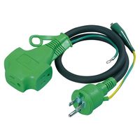 日動工業 PPTー0.5E ポッキンショートタップソフト電線SVCT2X3X0.5 PPT0.5Eクロ 1PC（直送品）