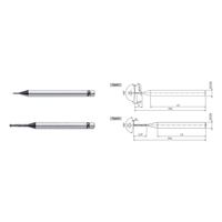 オーエスジー セラミックス加工用HDGコート超硬ドリル DIAーMXD 0.22 1本（直送品）