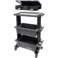 藤原産業 SK11 ツールワゴンテーブル&パーツストッカー STWーT490PS 1台（直送品）