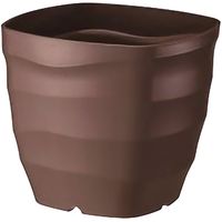 大和プラスチック ヤマト フレグラースクエアポット 24型 ダークブラウン 72675 1セット(7個)（直送品）