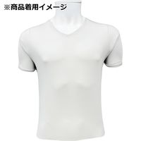 藤原産業 SK11 極冷 半袖Vネックシャツ ホワイトグレー Mサイズ 522491WGーM 1セット(3枚)（直送品）