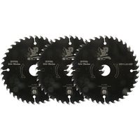 藤原産業 SK11 くろ(木工チップソー) 125×40P 3枚組 30936 1組（直送品）