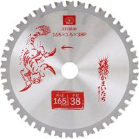 藤原産業 SK11 充電かまいたち 鉄工用チップソー 165×38P ST165ー38 1セット(2枚)（直送品）