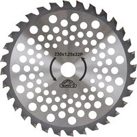 藤原産業 セフティー3 長持ちするチップソー 230mm×32P 69924 1セット(4枚)（直送品）