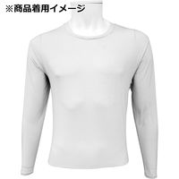 藤原産業 SK11 極冷 長袖クルーネックシャツ ホワイトグレー Lサイズ 522292WGーL 1セット(2枚)（直送品）