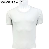 藤原産業 SK11 極冷 半袖クルーネックシャツ ホワイトグレー Lサイズ 522392WGーL 1セット(3枚)（直送品）