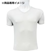 藤原産業 SK11 極冷 半袖Vネックシャツ ホワイトグレー LLサイズ 522493WGーLL 1セット(3枚)（直送品）