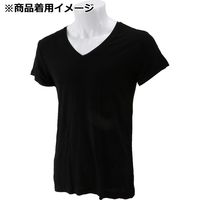 藤原産業 SK11 バンブ― 半袖Vネックシャツ ブラック Lサイズ 523412BKーL 1セット(3枚)（直送品）
