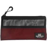 藤原産業 SK11 メッシュポーチ M ブラック&レッド サイズ:100×200 96371 1セット(4個)（直送品）