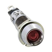 IDEC UPシリーズLED式小形表示灯Φ7(フード形抵抗内蔵) UP7-1279R 1個 63-6202-45（直送品）