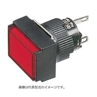 富士電機 コマンドスイッチφ16 長角平形表示灯 赤 AH165-ZTRE3 1個 67-8971-95（直送品）