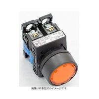 富士電機 コマンドスイッチφ22丸フレーム平形照光押しボタンスイッチ 赤 AR22F0L-10E3A 1個 67-8971-33（直送品）