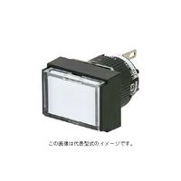富士電機 コマンドスイッチφ16 長角平形表示灯 白 AH165-ZTWE3 1個 67-8971-96（直送品）