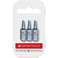 PB SWISS TOOLS ピービースイスツールズ T8 ヘクスローブビット ショートタイプ 3本入 C6.400/8CN3 1セット（直送品）