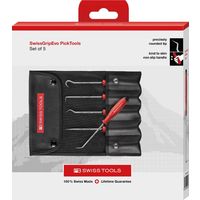 ピービースイスツールズ スイスグリップEVO ピックツール5本組 ロールケース付 箱入 38685.CBB 1セット（直送品）