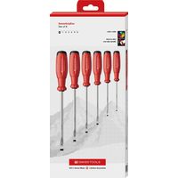 ピービースイスツールズ スイスグリップEVO マイナスドライバーセット6本組 箱入 38240.CBB 1セット（直送品）