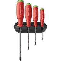 PB SWISS TOOLS ピービースイスツールズ スイスグリップEVO ポジドライバーセット 4本組 38243.H 1セット（直送品）