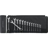 スタビレー STAHLWILLE 15本組 ラチェットコンビネーションレンチセット 17/15 1セット（直送品）