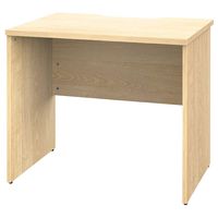 【法人限定/車上渡し】アール・エフ・ヤマカワ プラン木製デスク W800×D600 ナチュラル×ナチュラル脚 RFPD-0860NA-NL（直送品）