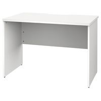 【法人限定/車上渡し】アール・エフ・ヤマカワ プラン木製デスク W1000×D600 ホワイト×ホワイト脚 RFPD-1060WH-WL（直送品）