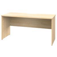 【法人限定/車上渡し】アール・エフ・ヤマカワ プラン木製デスク W1400×D600 ナチュラル×ナチュラル脚 RFPD-1460NA-NL（直送品）