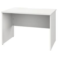 【法人限定/車上渡し】アール・エフ・ヤマカワ プラン木製デスク W1000×D700 ホワイト×ホワイト脚 RFPD-1070WH-WL（直送品）