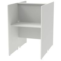 【法人限定/車上渡し】アール・エフ・ヤマカワ RFPCブース 対面タイプ 基本 W800×D1200 ホワイト RFPCT-8012WH（直送品）