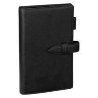 レイメイ藤井 ダ・ヴィンチ オイルレザー 聖書/バイブルサイズ 6穴 リング15mm ブラック DB1408B 1個（直送品）