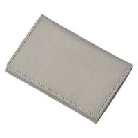 レイメイ藤井 グロワール メモホルダー付き名刺入れ 合皮製 グレー GLN1054N 1個（直送品）