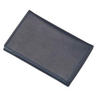 レイメイ藤井 グロワール メモホルダー付き名刺入れ 合皮製 ネイビー GLN1054K 1個（直送品）