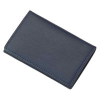 レイメイ藤井 グロワール メモホルダー付き名刺入れ 革製 ネイビー GLN1055K 1個（直送品）