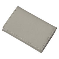レイメイ藤井 グロワール メモホルダー付き名刺入れ 革製 グレー GLN1055N 1個（直送品）