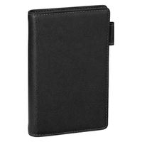 レイメイ藤井 ダ・ヴィンチ オイルレザー ポケットサイズ 6穴 リング11mm ブラック JDP1411B 1個（直送品）